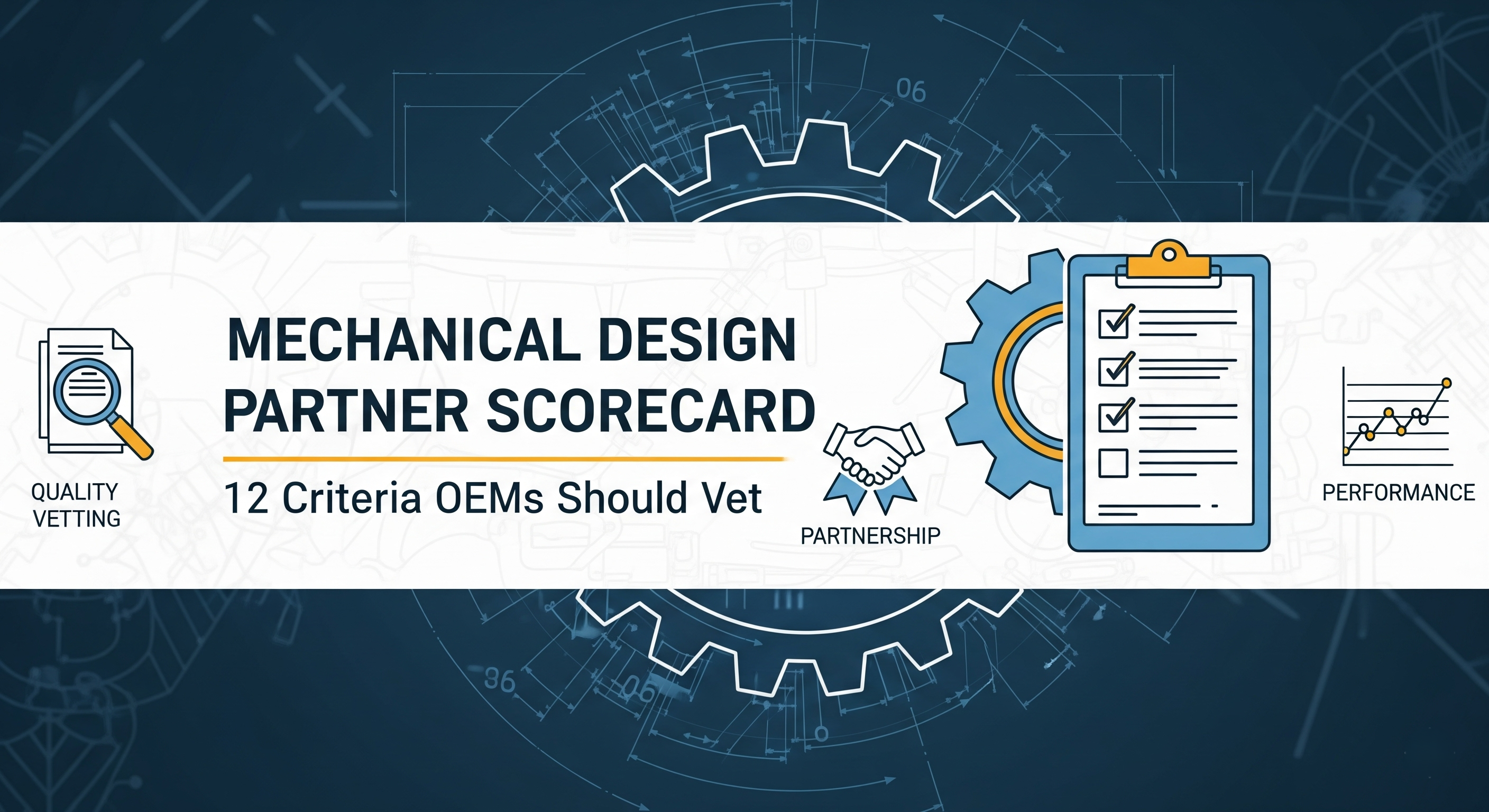 Mechanical Design Partner Scorecard: 12 Criteria OEMs Should Vet